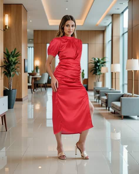 Buy Red Dresses for Women by Shein Online