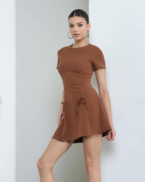 Buy Brown Dresses for Women by Shein Online | sheinindia.in