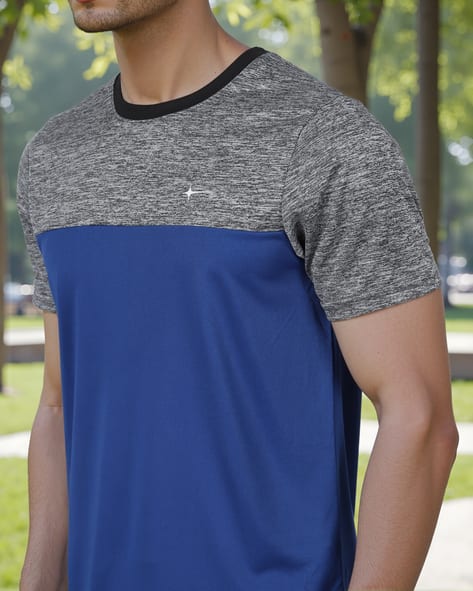 Buy Navy Tshirts for Men by Shein Online