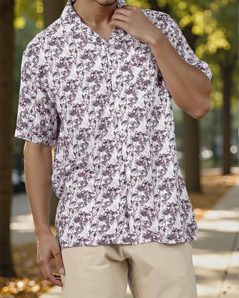 Buy Pink Shirts for Men by Shein Online