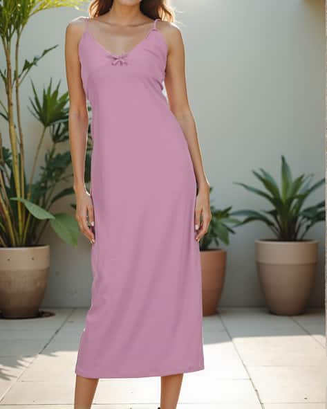 Buy Dusty Pink Dresses for Women by Shein Online | sheinindia.in