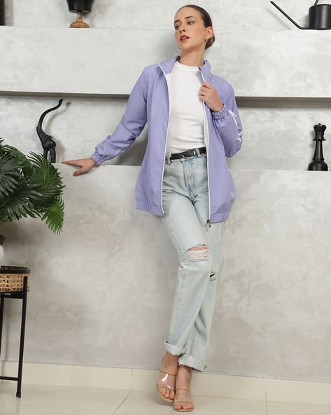 Buy Lavendar Jackets & Coats for Women by Shein Online | sheinindia.in