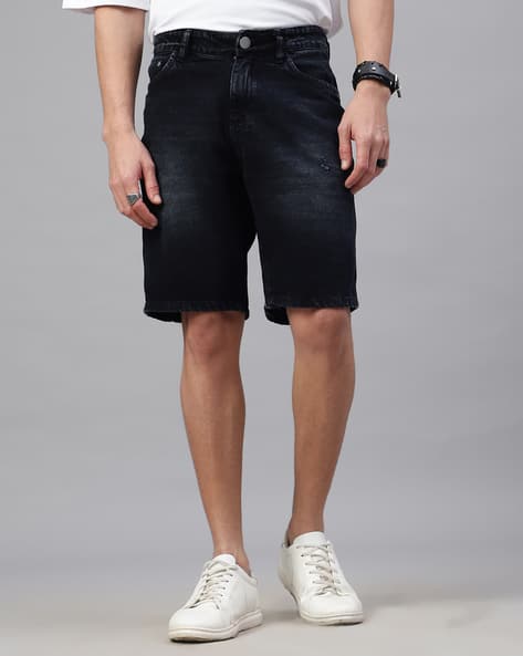 Buy Blue Shorts 3/4ths for Men by Shein Online