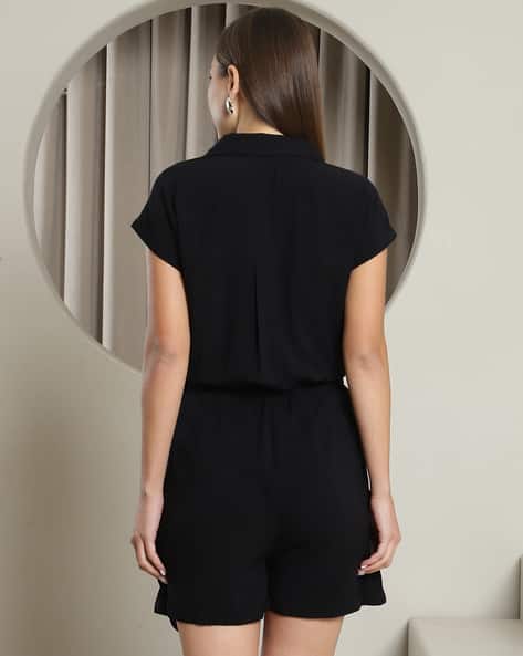 Buy Black Jumpsuits &Playsuits for Women by Shein Online