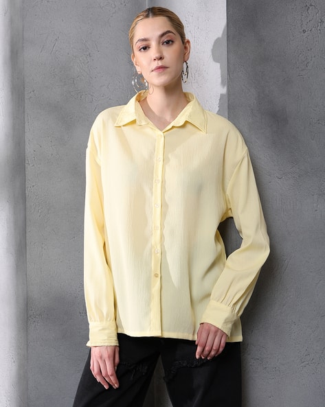 KHRISJOY 売れ筋商品|||クリスジョイ シャツ トップス レディース Shirts Yellow 楽天市場】KHRISJOY（レディースファッション）の通販