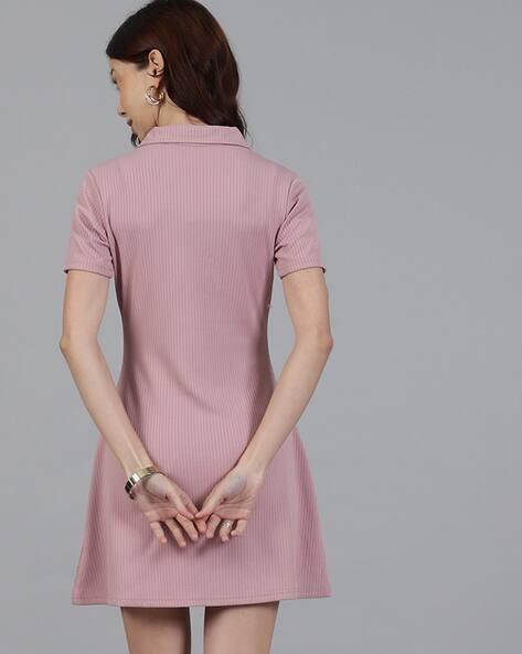 Buy Dusty Pink Dresses for Women by Shein Online | sheinindia.in Buy Dusty Pink Dresses for Women by Shein Online | sheinindia.in