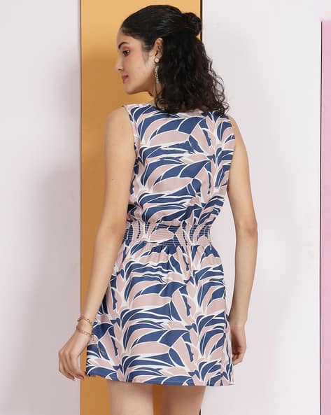 Buy Blue Mix Dresses for Women by Shein Online
