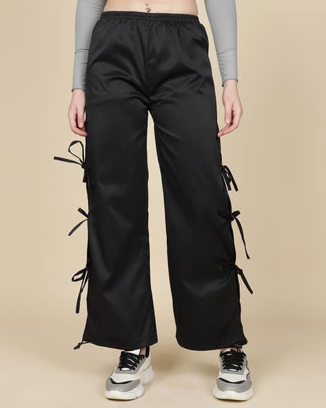 Buy Black Trousers Pants for Women by Shein Online