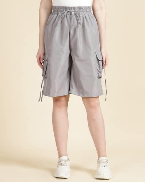 Buy Light Grey Shorts for Women by Shein Online
