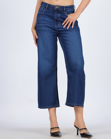 Ankle Length Jeggings In Reliance Trends Buy Blue Jeans Jeggings