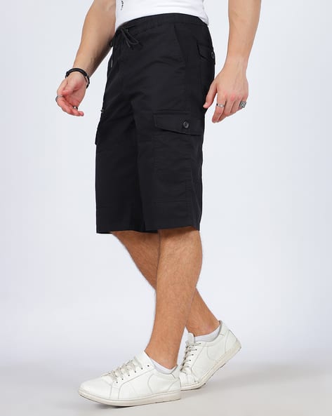 Buy Black Shorts & 3/4ths for Men by Shein Online