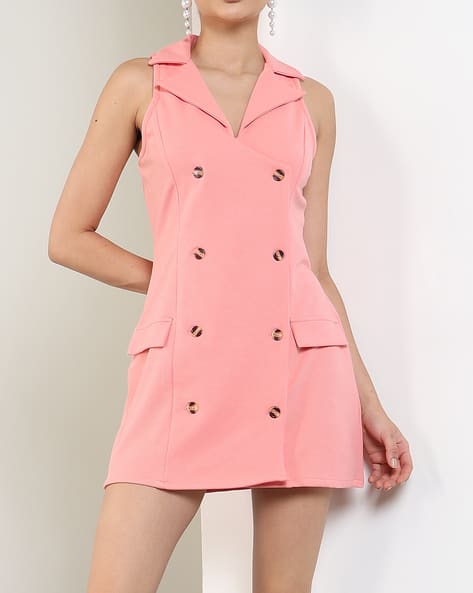 Buy Peach Dresses for Women by Shein Online
