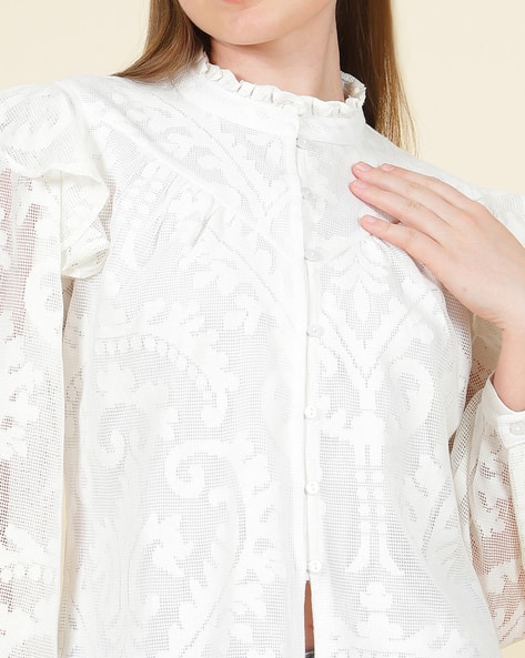 Buy White Tops for Women by Shein Online