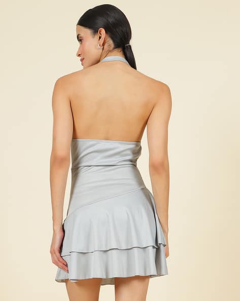 Buy Light Grey Dresses for Women by Shein Online | sheinindia.in