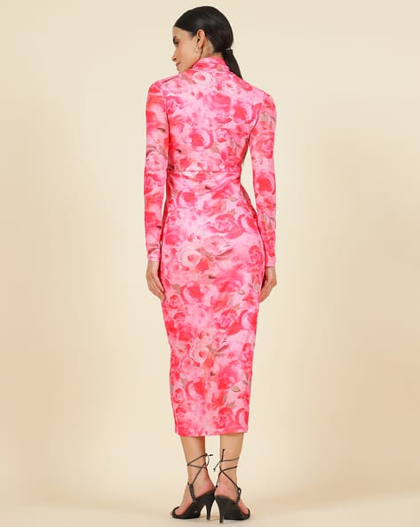 knee length dresses for ladies Short Sleeve Round Neck Maxi Dress