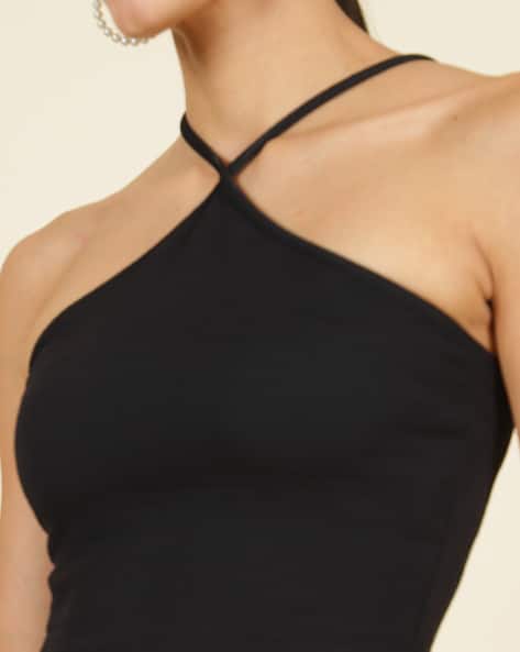 Buy Black Tops for Women by Shein Online | sheinindia.in