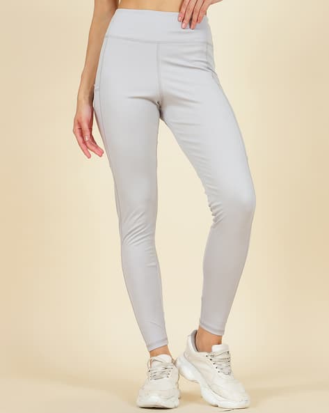 Buy Light Grey Leggings for Women by Shein Online