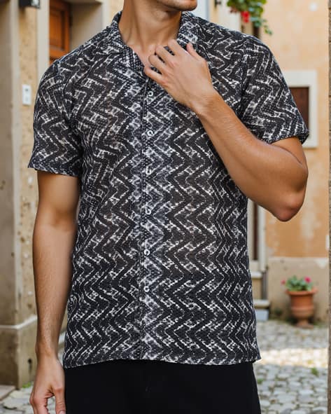 Buy Black Shirts for Men by Shein Online