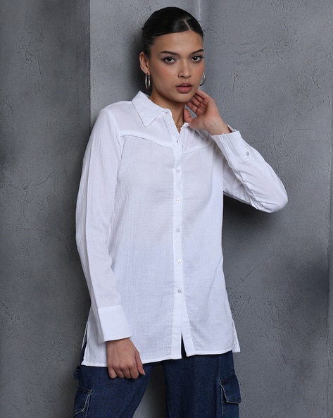 Buy White Shirts for Women by Shein Online