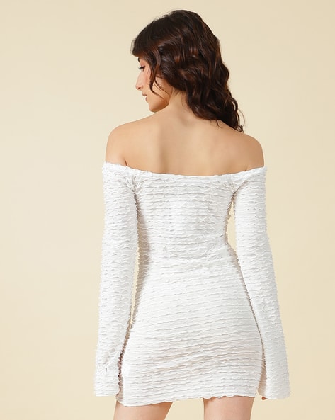 white bodycon dress with bell sleeves Amazon.com: SOLY HUX Women's Lace Mini Dress Tie Backless Bell Long Sleeve Crew Neck Bodycon Dresses Pure White X-Small : Clothing, Shoes & Jewelry