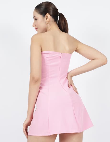 Buy Light Pink Dresses for Women by Shein Online | Ajio.com Buy Light Pink Dresses for Women by Shein Online | Ajio.com