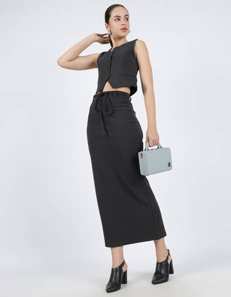 Buy Dark Grey Co-ord Sets for Women by Shein Online