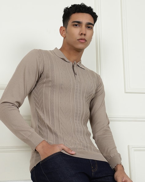 Buy Beige Tshirts for Men by Shein Online