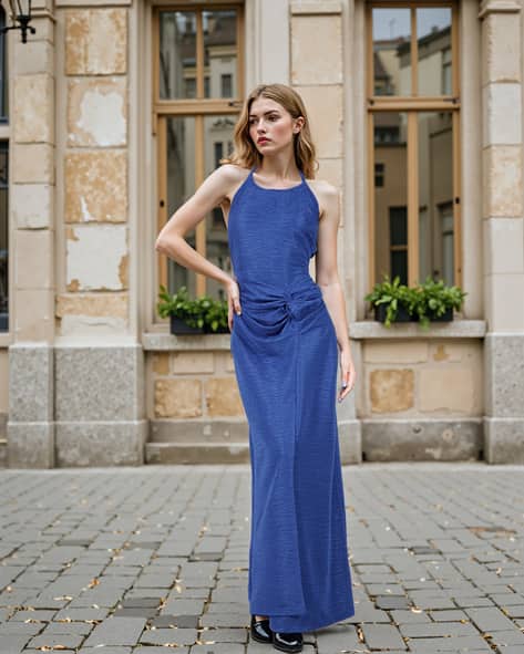 Buy Blue Dresses for Women by Shein Online