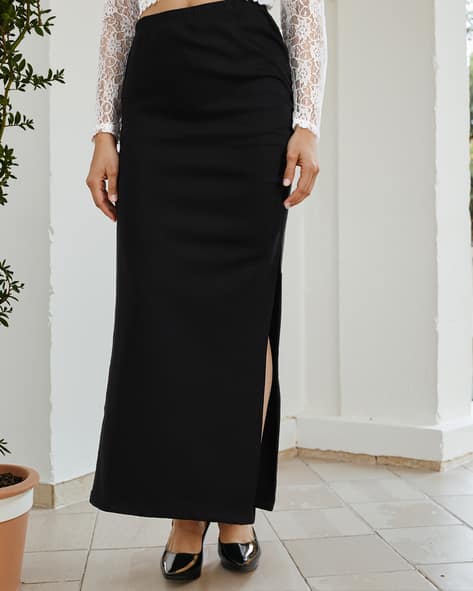 Formal Skirts Long Pencil Skirt Online India Shein High Waist