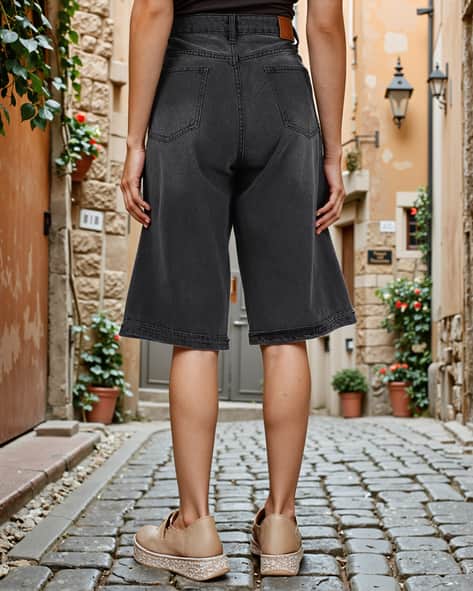 Buy Dark Grey Shorts for Women by Shein Online