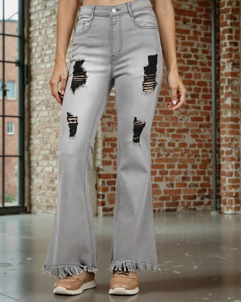 Buy Dark Grey Jeans Jeggings for Women by Shein Online