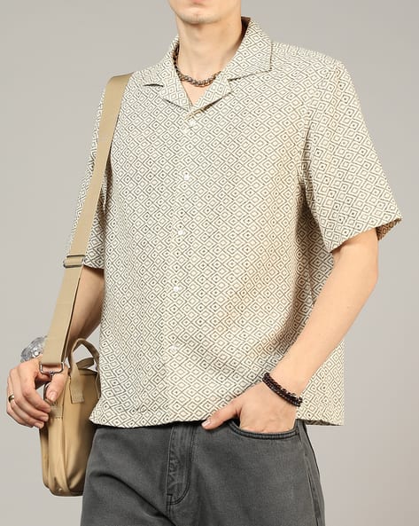 Buy Beige Shirts for Men by Shein Online