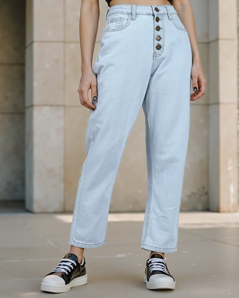 Buy Light Blue Jeans Jeggings for Women by Shein Online