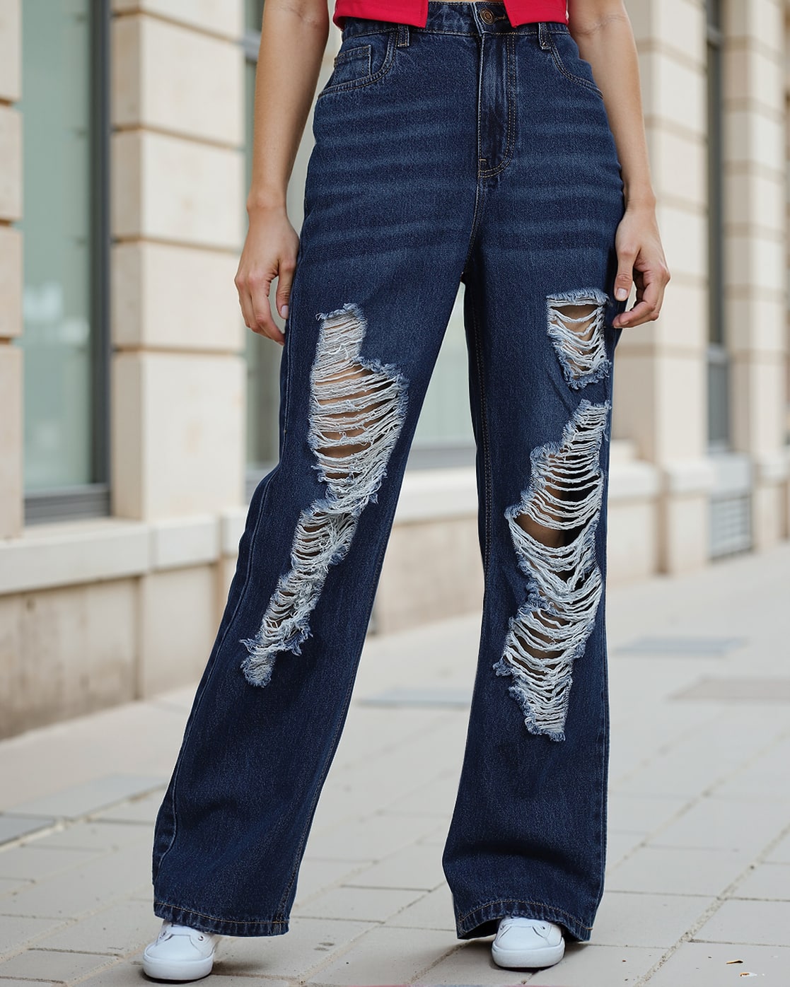 Buy Dark Blue Jeans Jeggings for Women by Shein Online Ajio