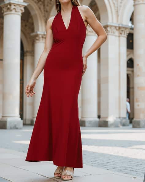 shein tie neck dress