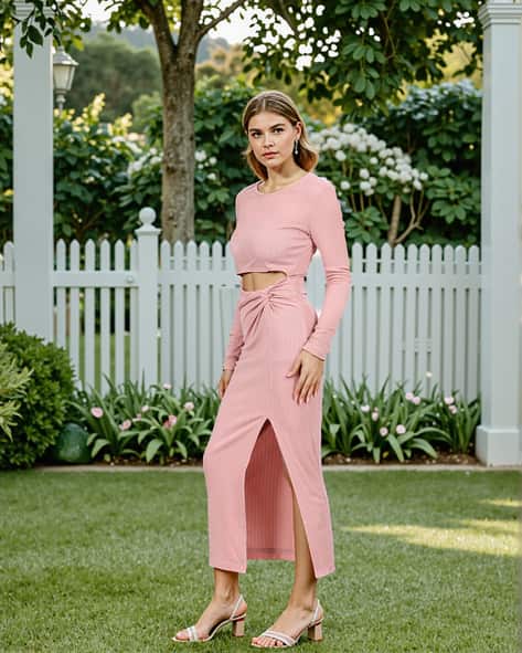 Buy Pink Dresses for Women by Shein Online | sheinindia.in