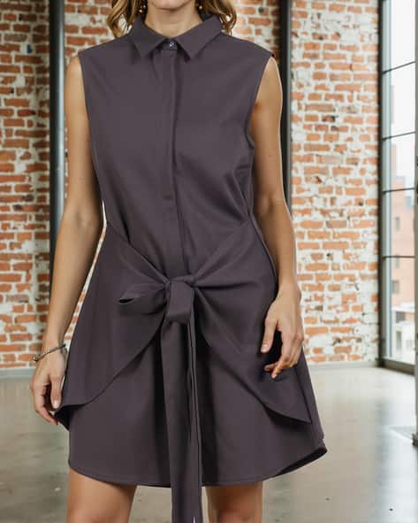 Buy Grey Dresses for Women by Shein Online