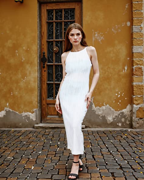 Buy White Dresses for Women by Shein Online | sheinindia.in