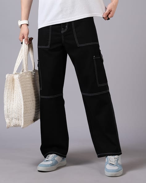 Buy Black Jeans for Men by Shein Online