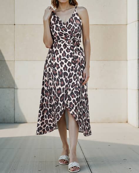 Buy Brown Mix Dresses for Women by Shein Online