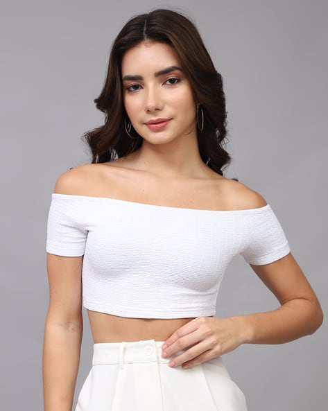 Buy White Tops for Women by Shein Online