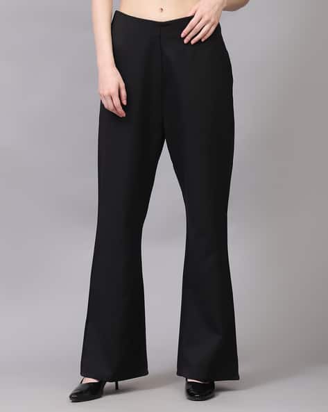 Buy Black Trousers Pants for Women by Shein Online