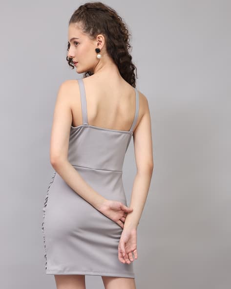 slim fit dress slacks The Spaghetti Strap Midi Dress  The Standard Stitch