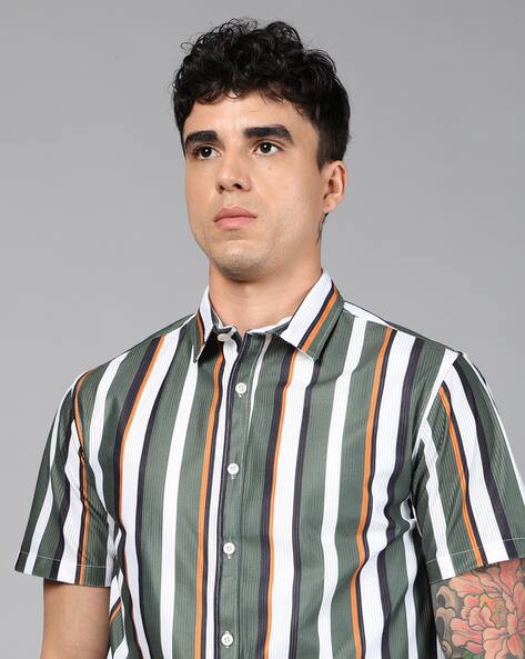 Buy Green Shirts for Men by Shein Online | sheinindia.in