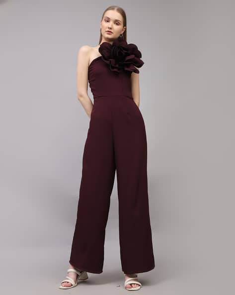 Buy Wine Jumpsuits &Playsuits for Women by Shein Online