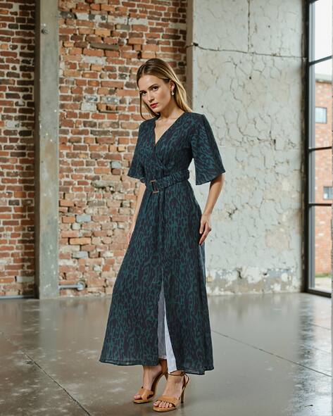 heels for sage green dress DRESS 'NAOMI' SAGE GREEN – Kiwini The Label main image 1