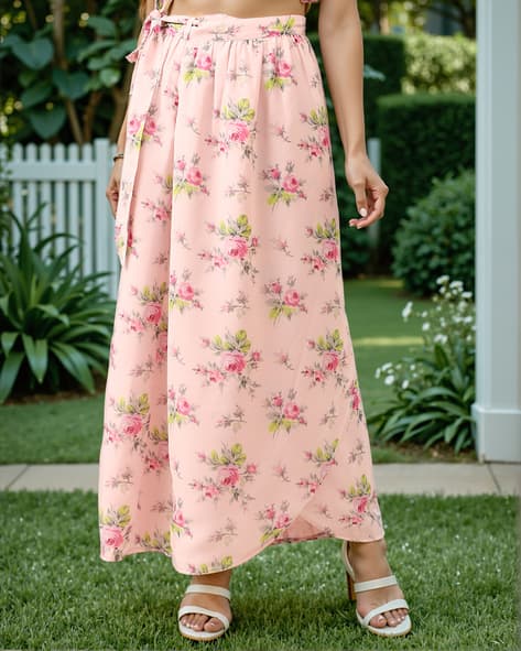 Buy Light Pink Skirts for Women by Shein Online