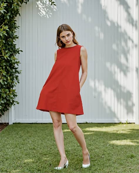 Buy Red Dresses for Women by Shein Online | sheinindia.in