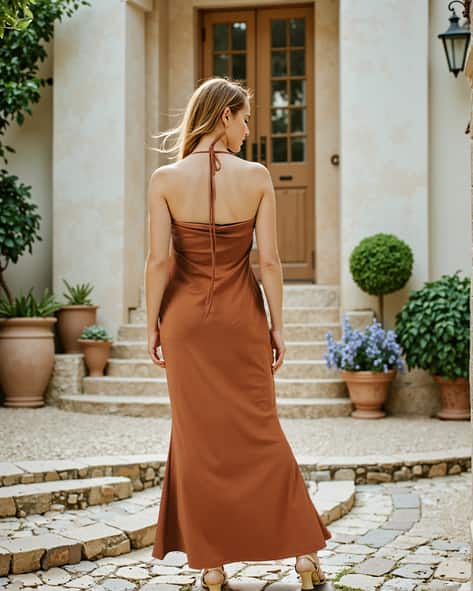 Buy Brown Dresses for Women by Shein Online | sheinindia.in
