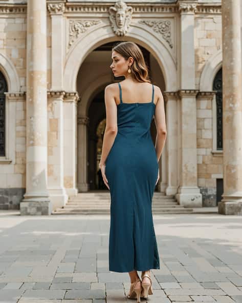 Buy Turquoise Dresses for Women by Shein Online | sheinindia.in